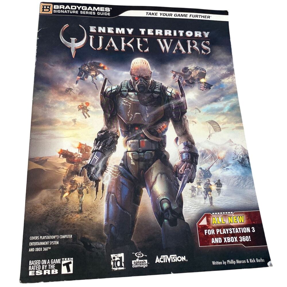 Enemy Territory: Quake Wars Brady Official Strategy Guide PS3 360